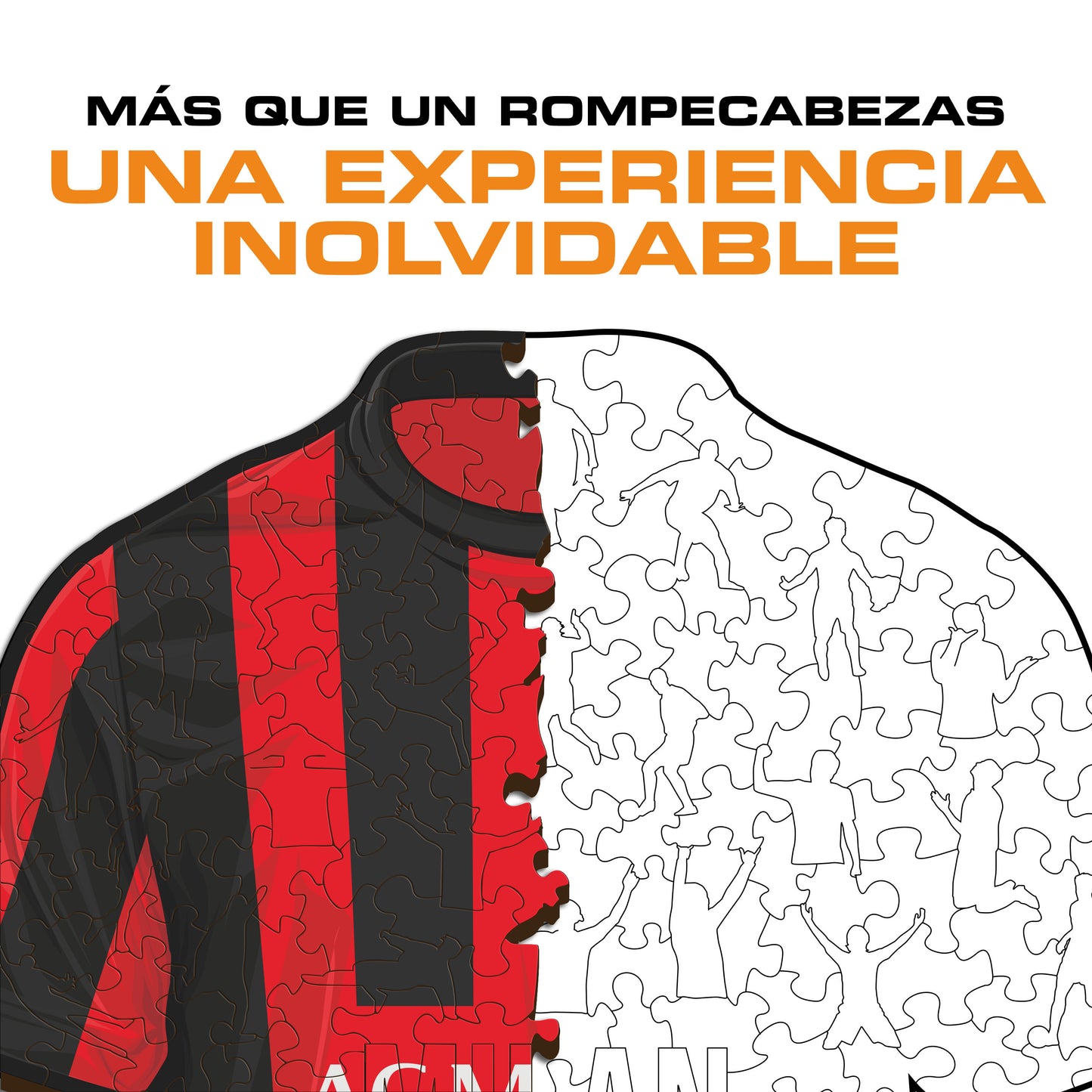 AC Milan® Jersey - Rompecabezas de Madera