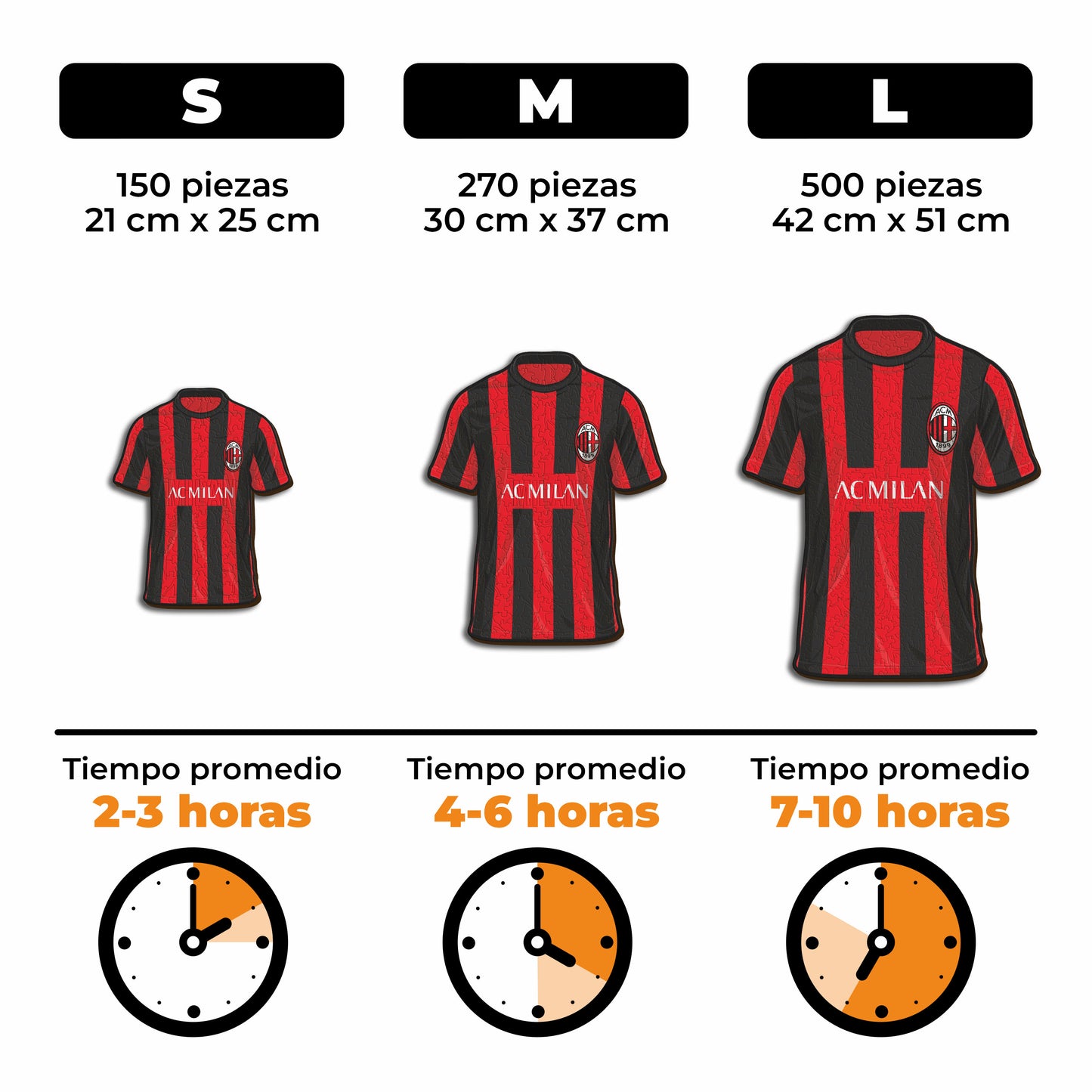 AC Milan® Jersey - Rompecabezas de Madera