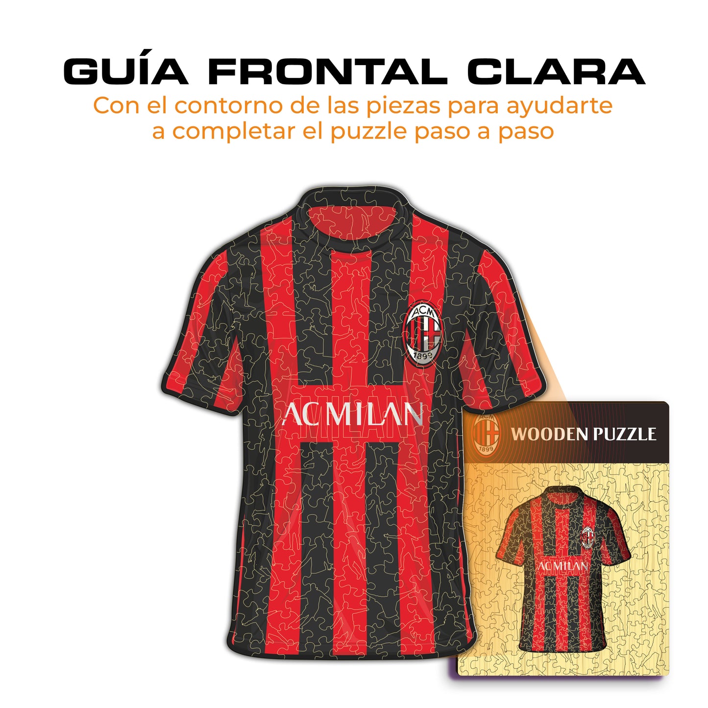 AC Milan® Jersey - Rompecabezas de Madera