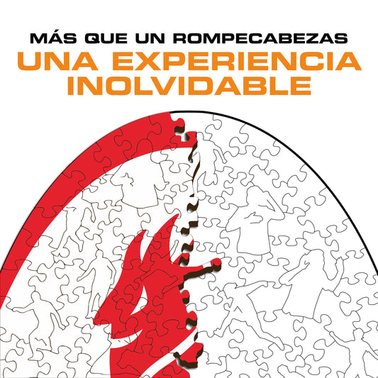 AC Milan® Retro Escudo - Rompecabezas de Madera