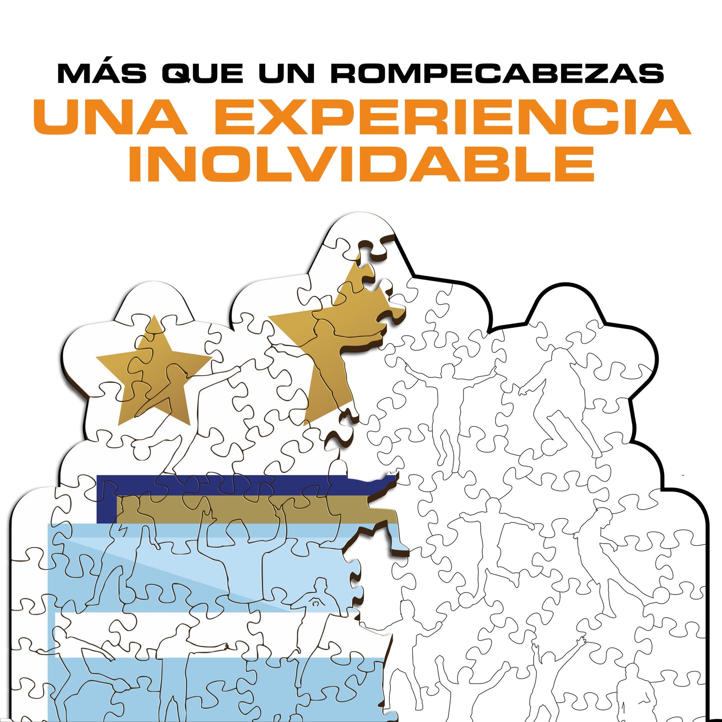 Selección de Fútbol de Argentina® Escudo - Rompecabezas de Madera