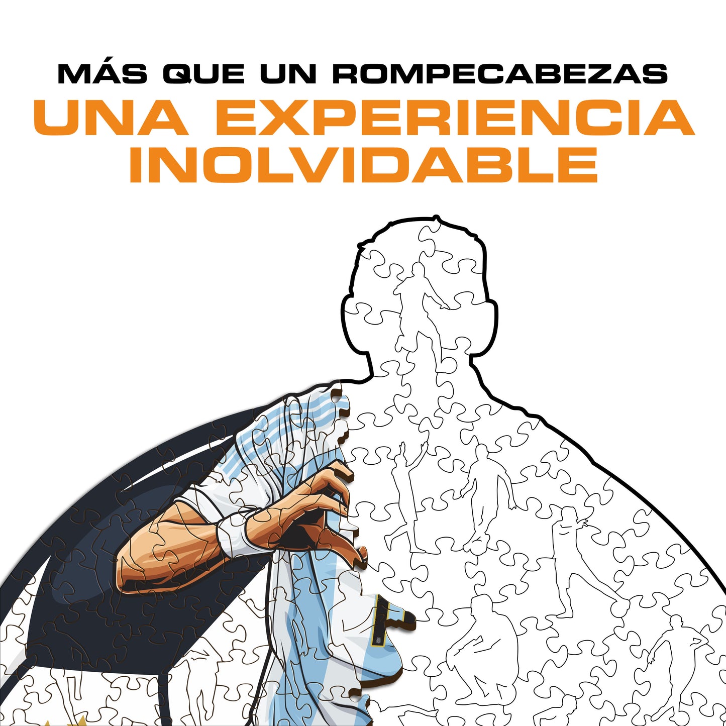 Ángel Di María - Rompecabezas de Madera