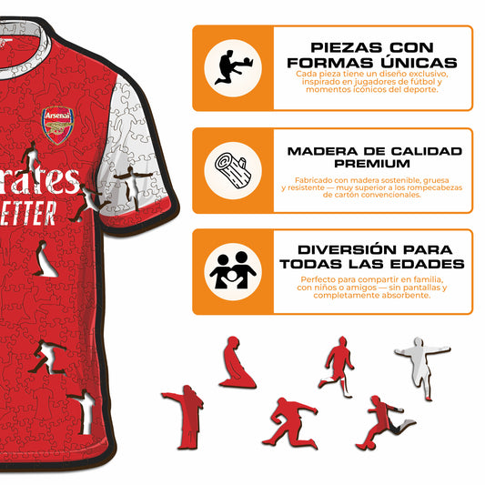 Arsenal FC® Jersey - Rompecabezas de Madera