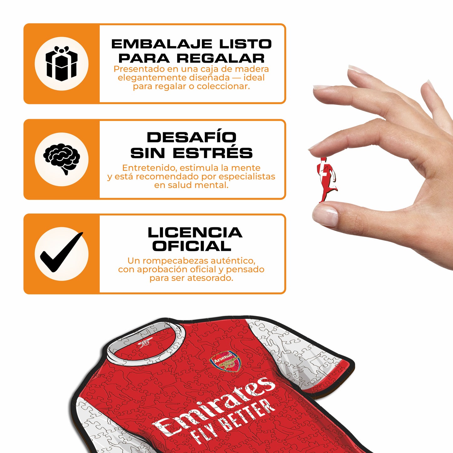 Arsenal FC® Jersey - Rompecabezas de Madera