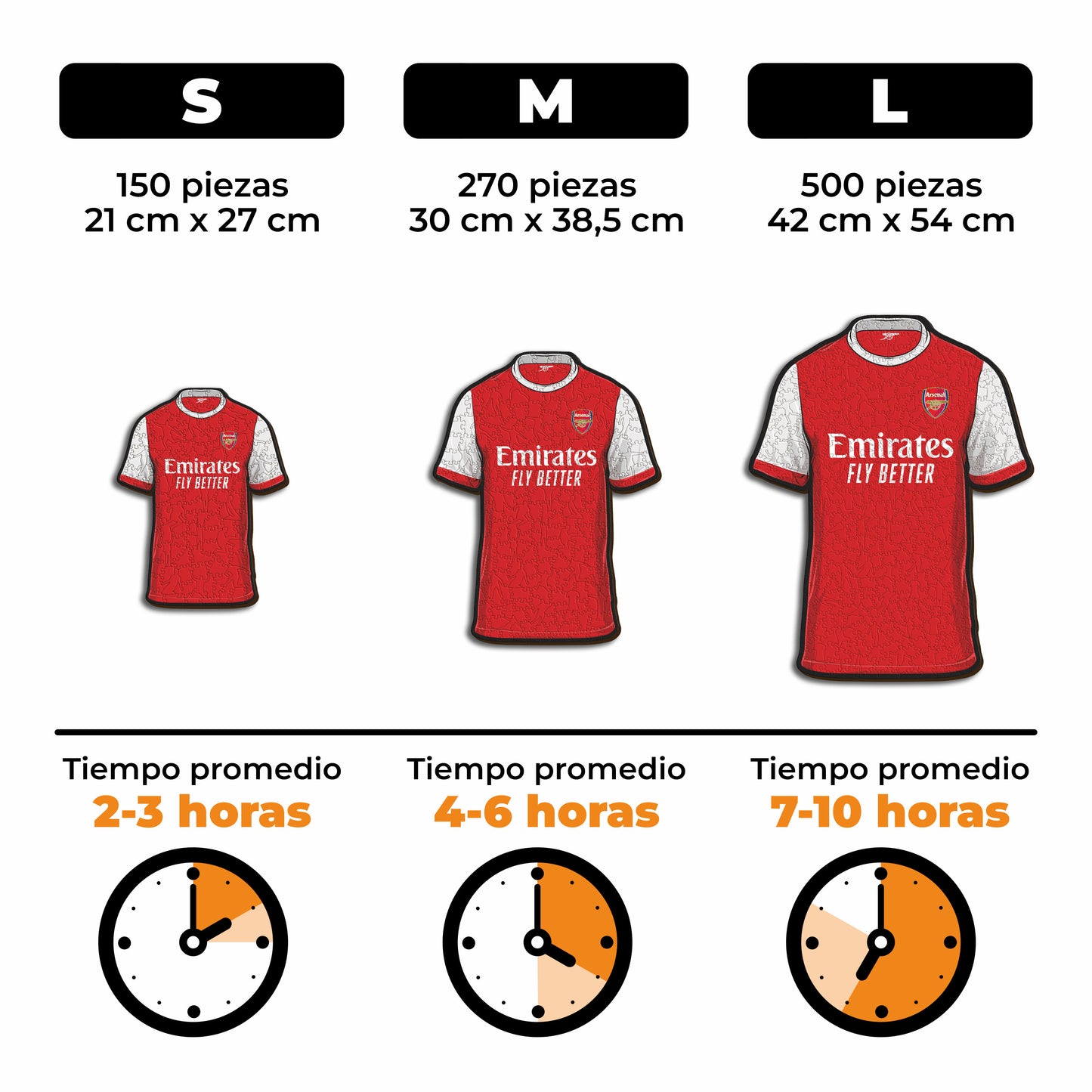 Arsenal FC® Jersey - Rompecabezas de Madera