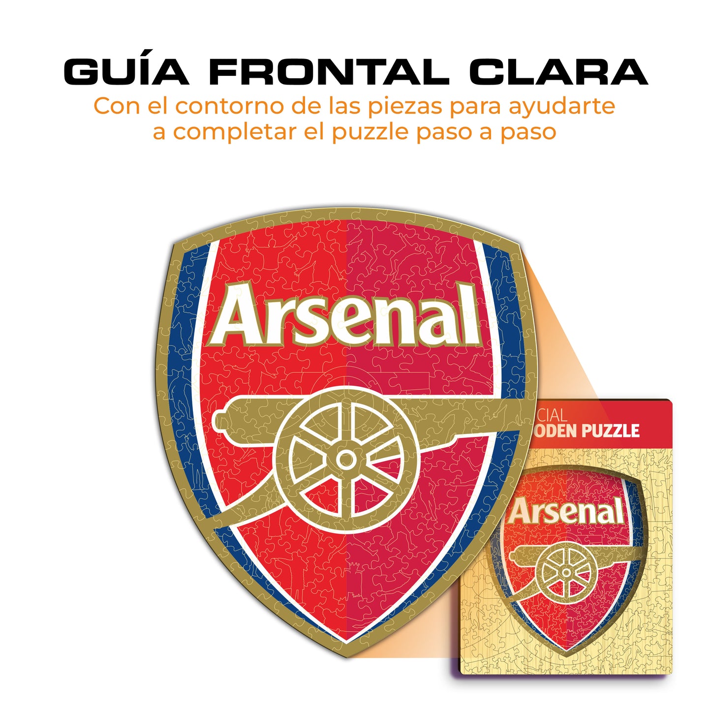 Arsenal FC® Escudo - Rompecabezas de Madera