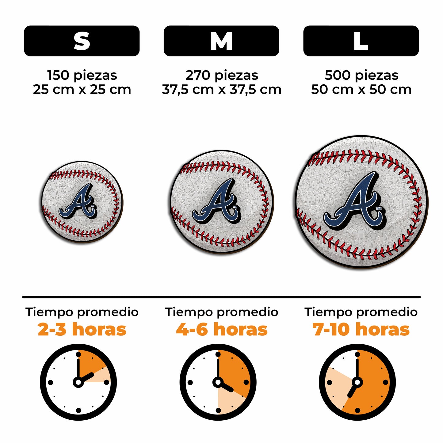 Atlanta Braves™ - Rompecabezas de Madera