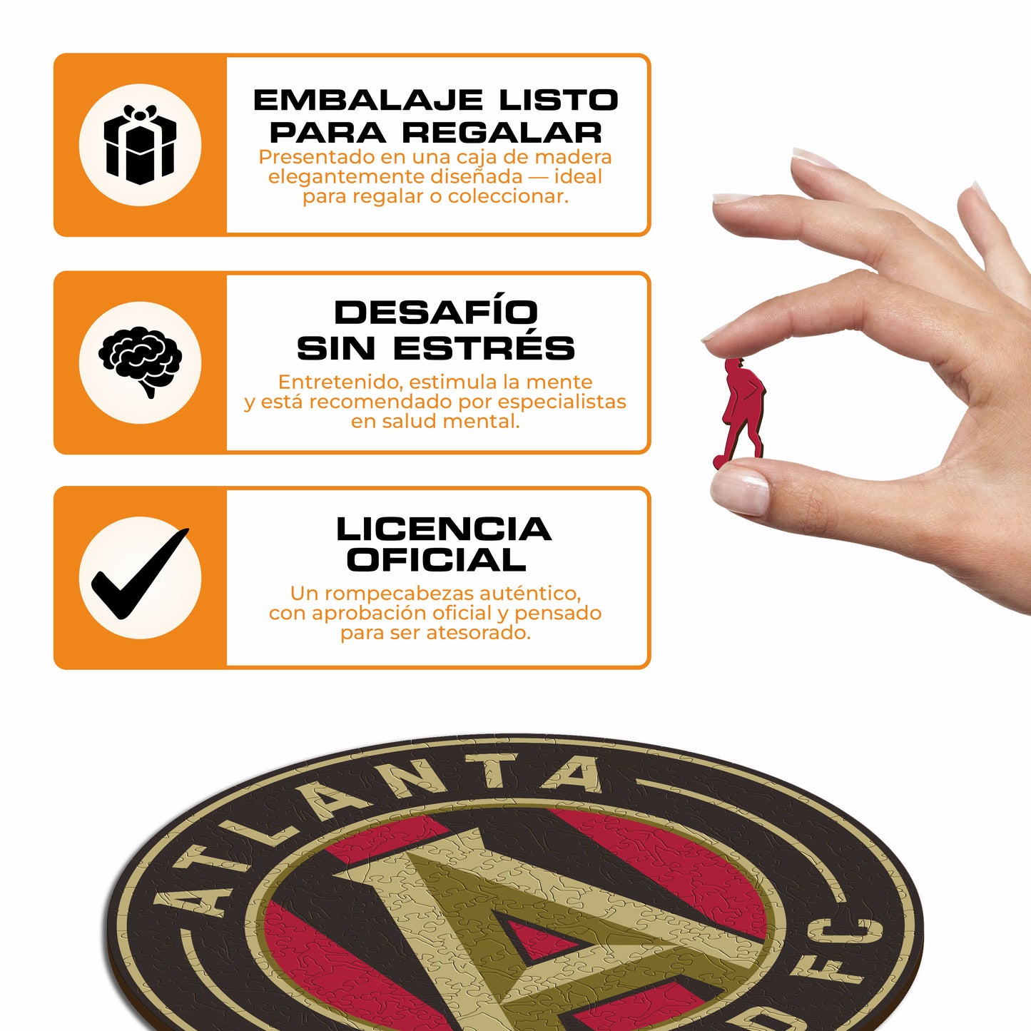 Atlanta United® Escudo - Rompecabezas de Madera