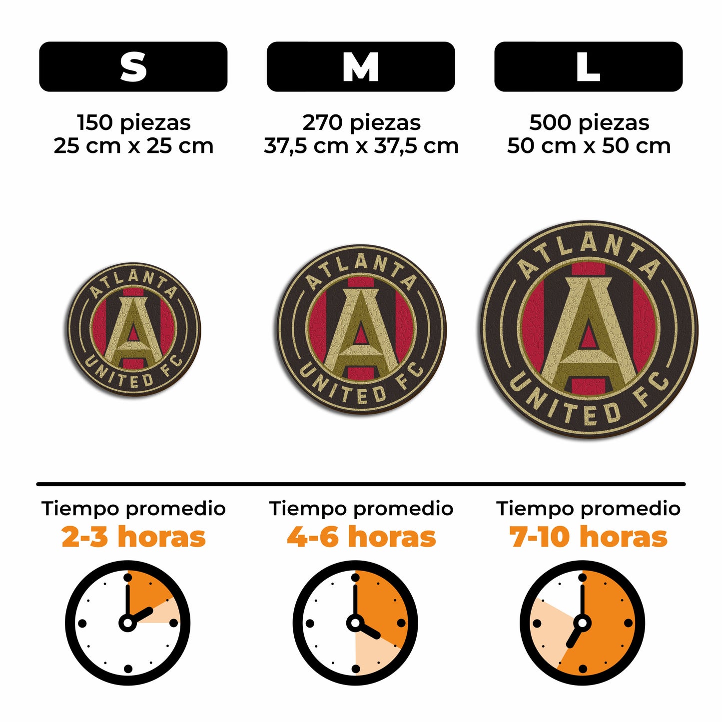 Atlanta United® Escudo - Rompecabezas de Madera
