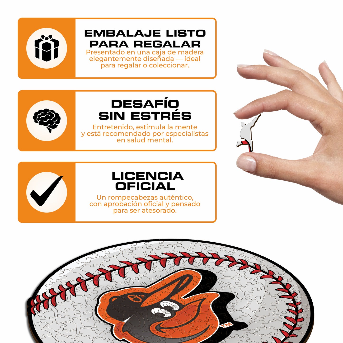 Baltimore Orioles™ - Rompecabezas de Madera