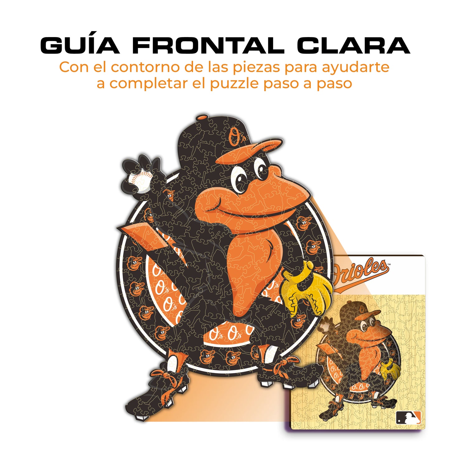 Baltimore Orioles™ Mascota - Rompecabezas de Madera