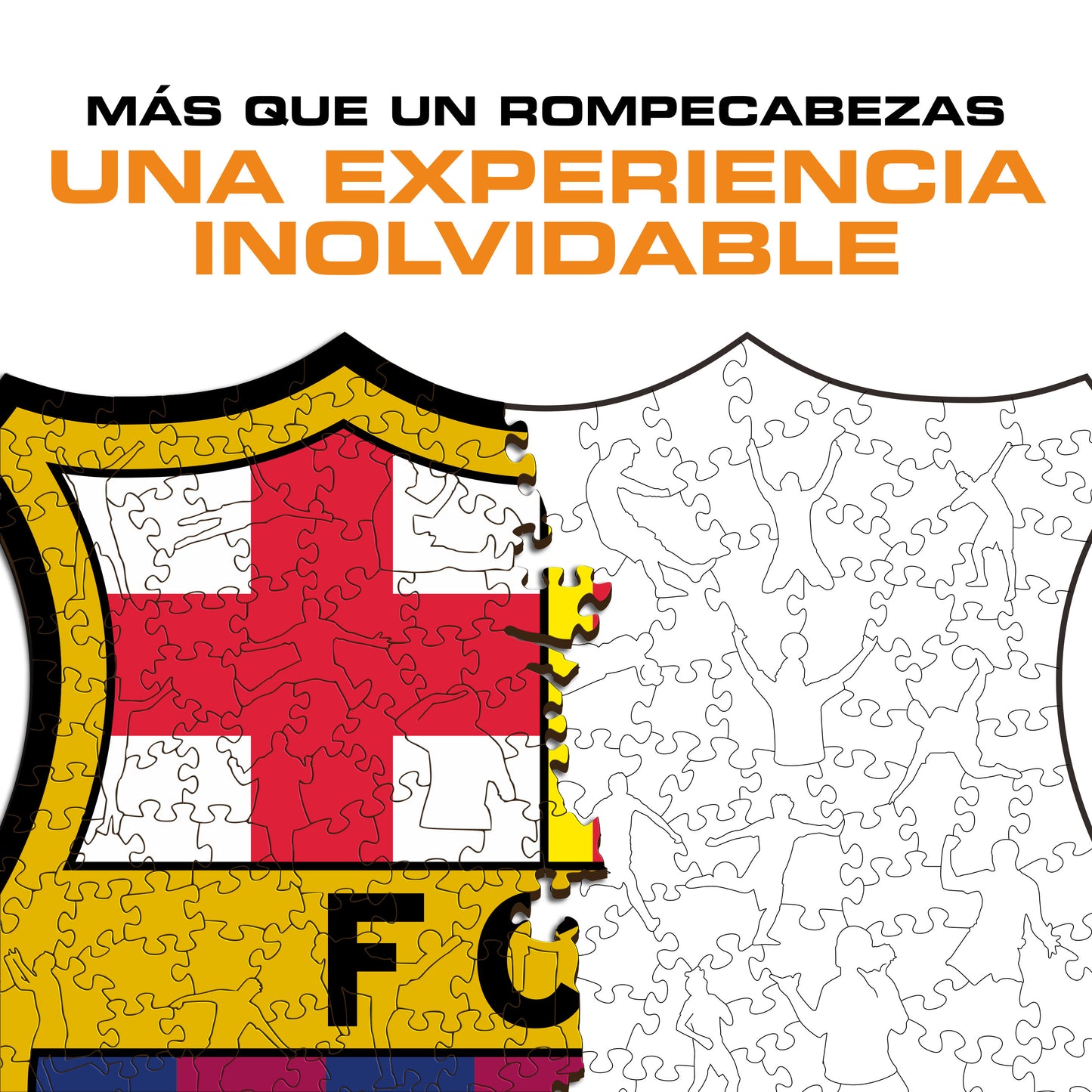 FC Barcelona® Escudo - Rompecabezas de Madera