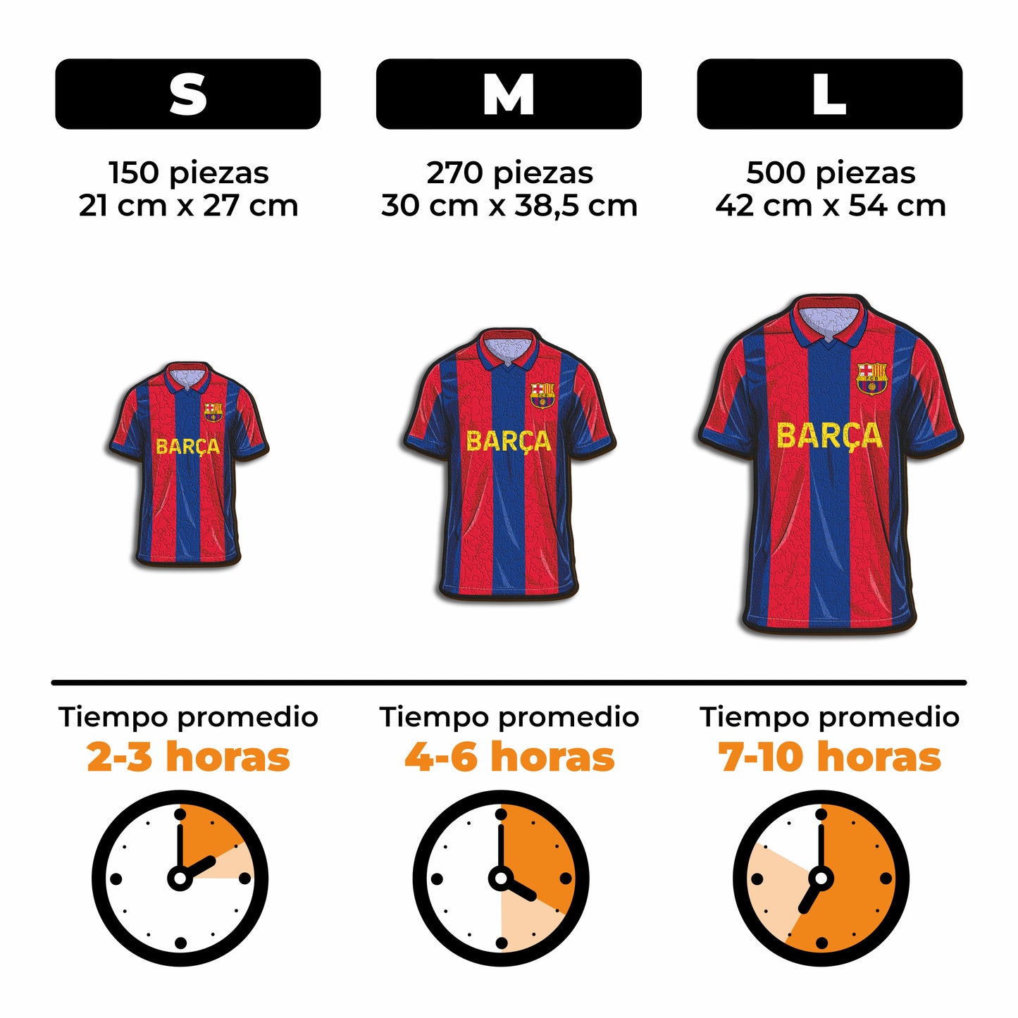 FC Barcelona® Jersey - Rompecabezas de Madera