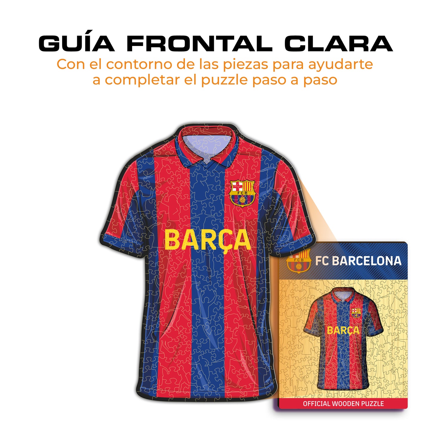 FC Barcelona® Jersey - Rompecabezas de Madera