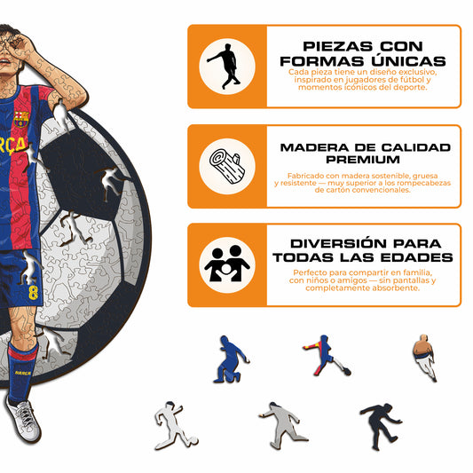 Pedri - Rompecabezas de Madera