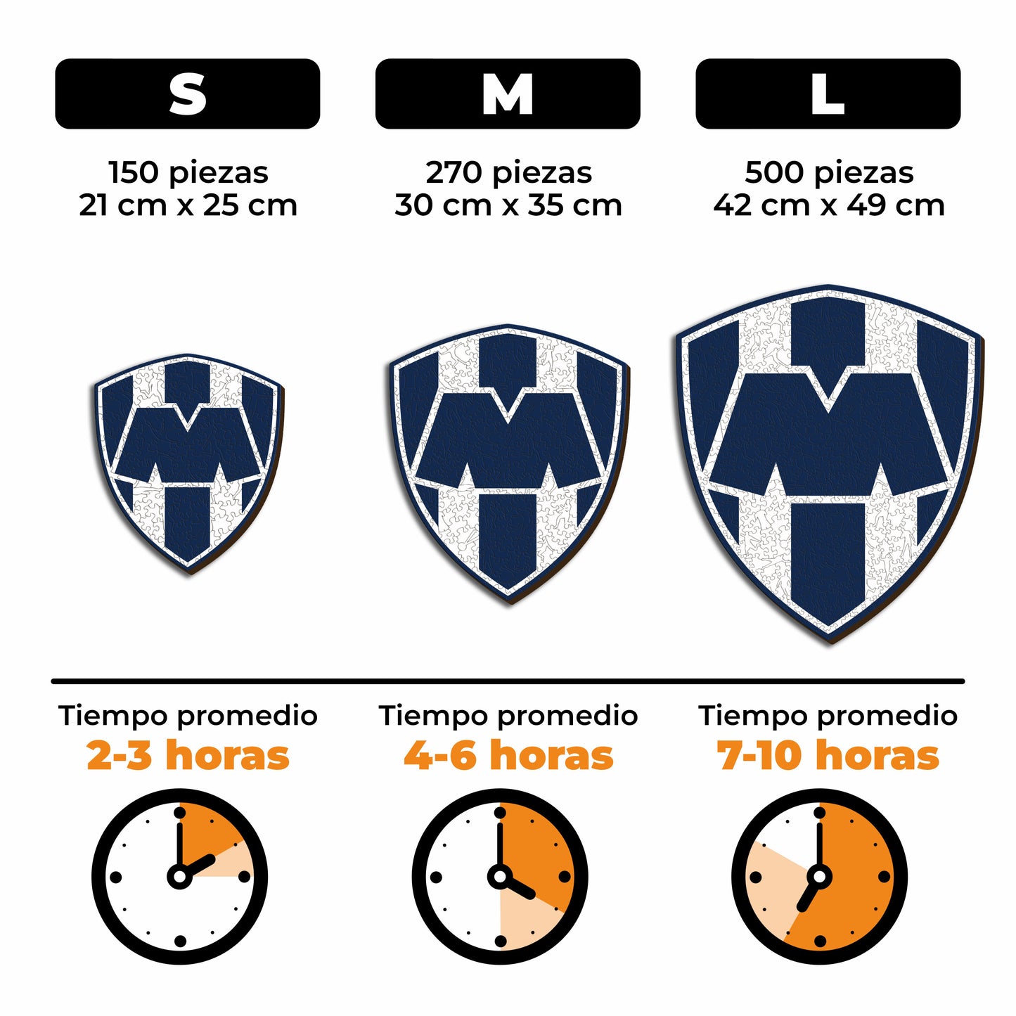 Club de Futbol Monterrey® Escudo - Rompecabezas de Madera