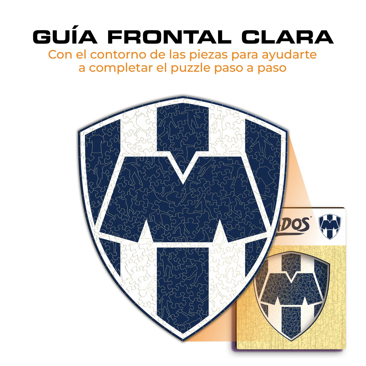 Club de Futbol Monterrey® Escudo - Rompecabezas de Madera