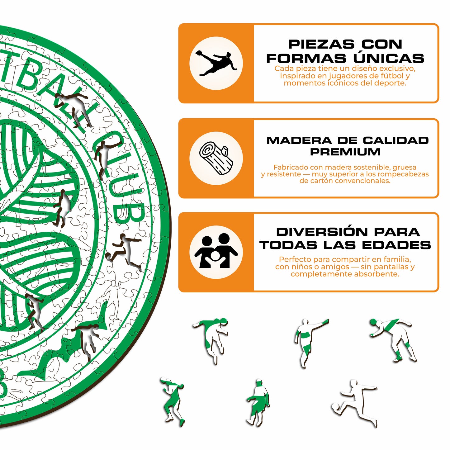 Celtic FC® Escudo - Rompecabezas de Madera