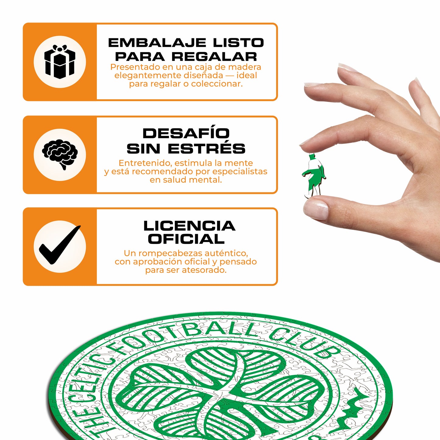 Celtic FC® Escudo - Rompecabezas de Madera