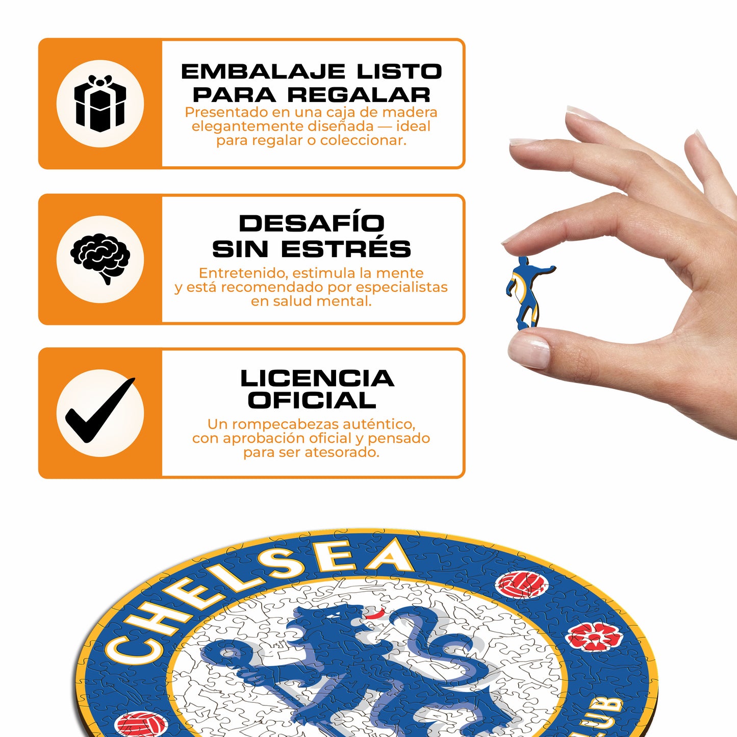 Chelsea FC® Escudo - Rompecabezas de Madera