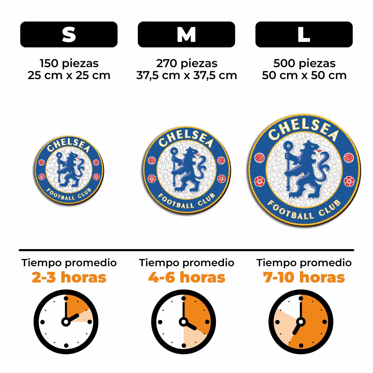 Chelsea FC® Escudo - Rompecabezas de Madera