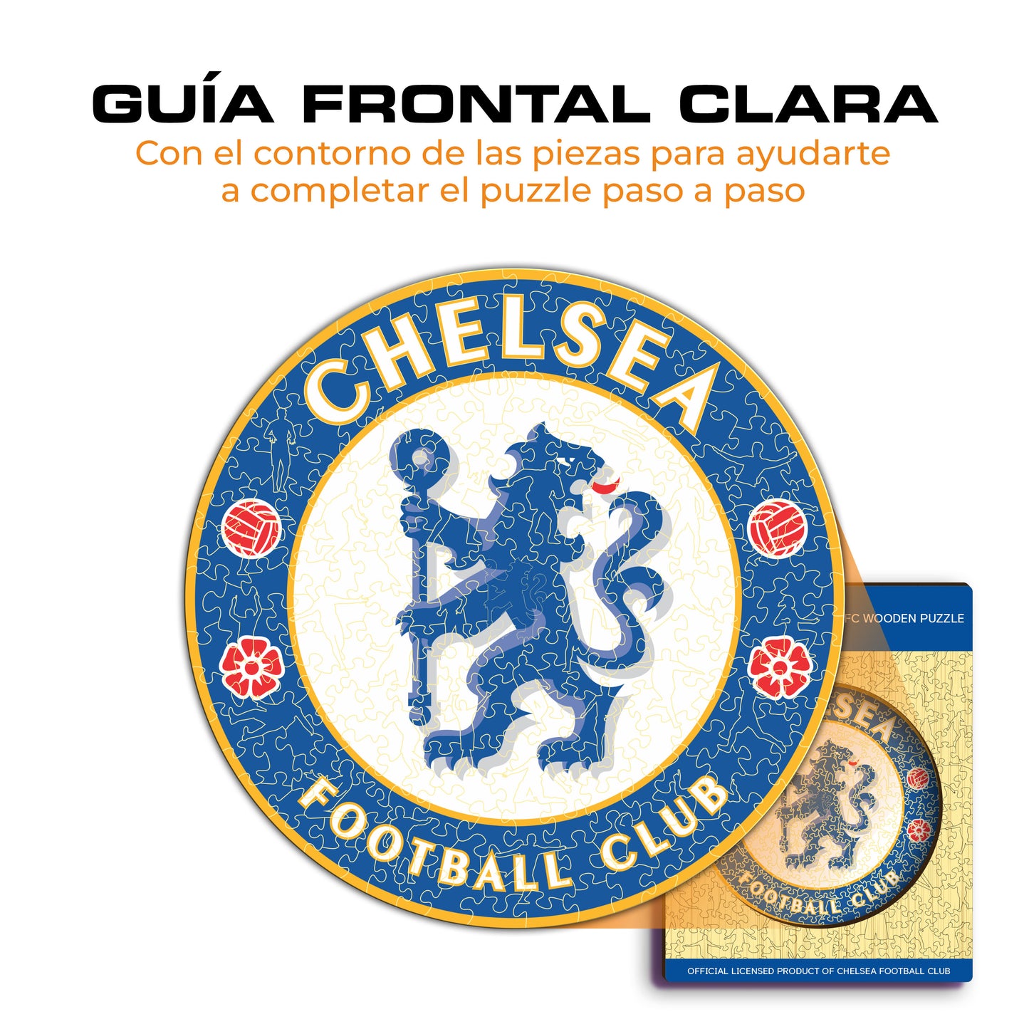 Chelsea FC® Escudo - Rompecabezas de Madera