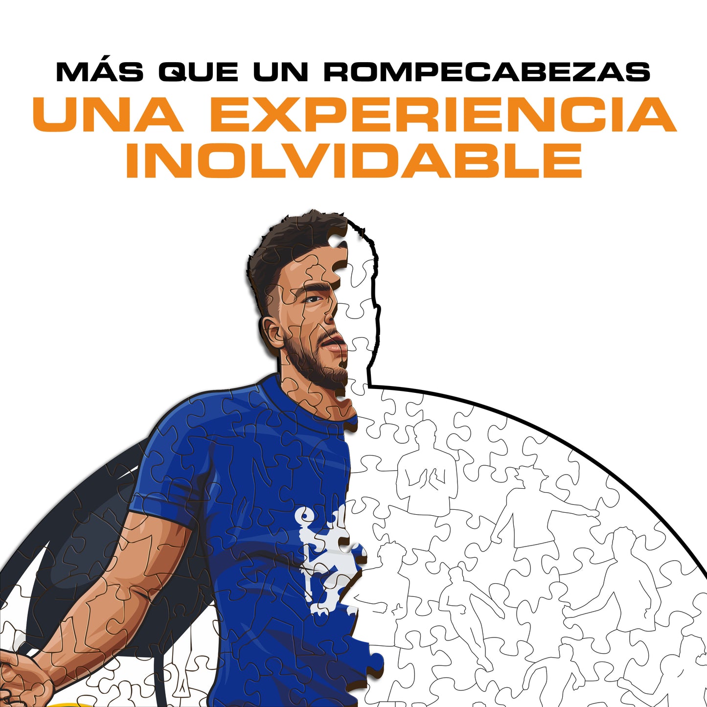 Reece James - Rompecabezas de Madera