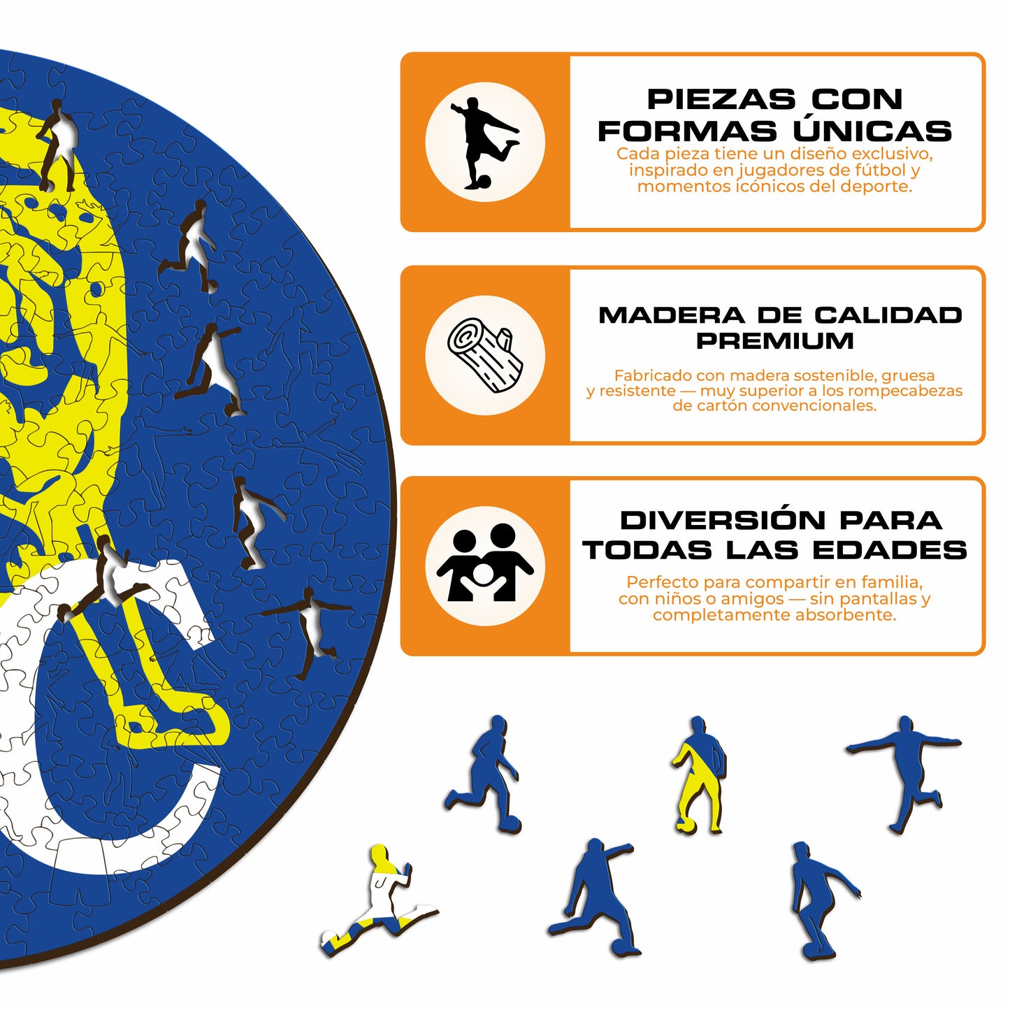 Chelsea FC® Retro Escudo - Rompecabezas de Madera