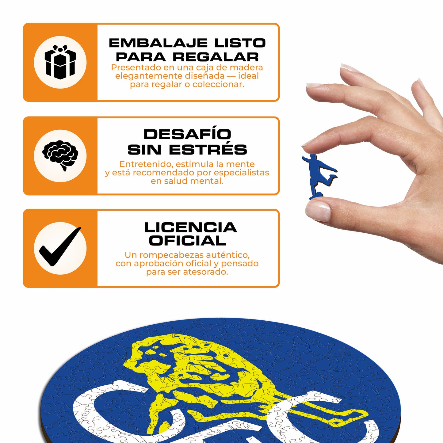 Chelsea FC® Retro Escudo - Rompecabezas de Madera