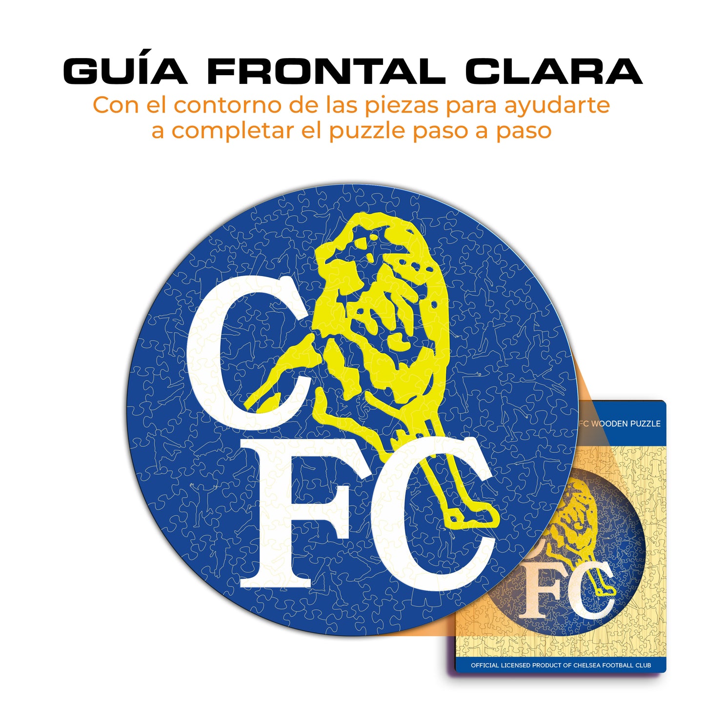 Chelsea FC® Retro Escudo - Rompecabezas de Madera