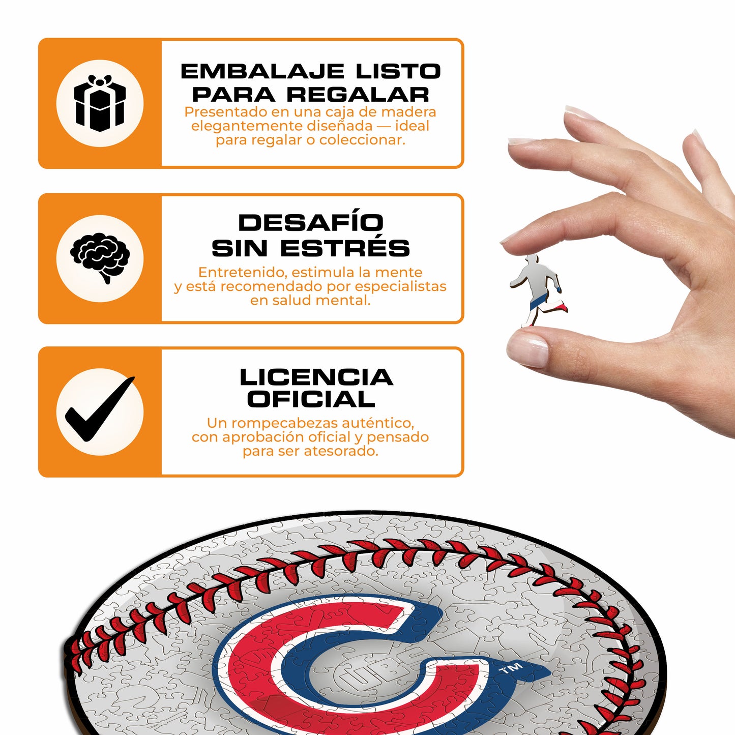 Chicago Cubs™ - Rompecabezas de Madera