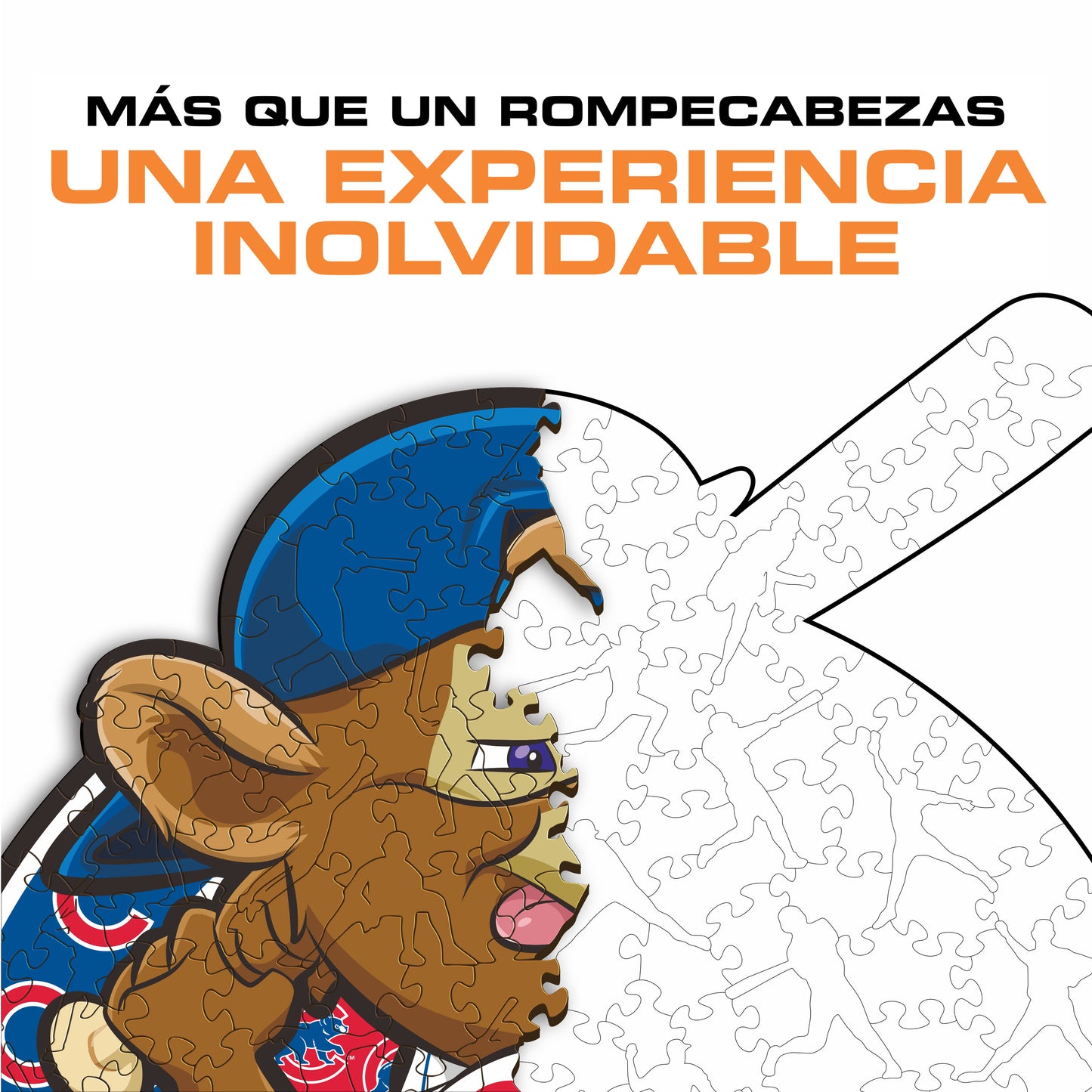 Chicago Cubs™ Mascota - Rompecabezas de Madera