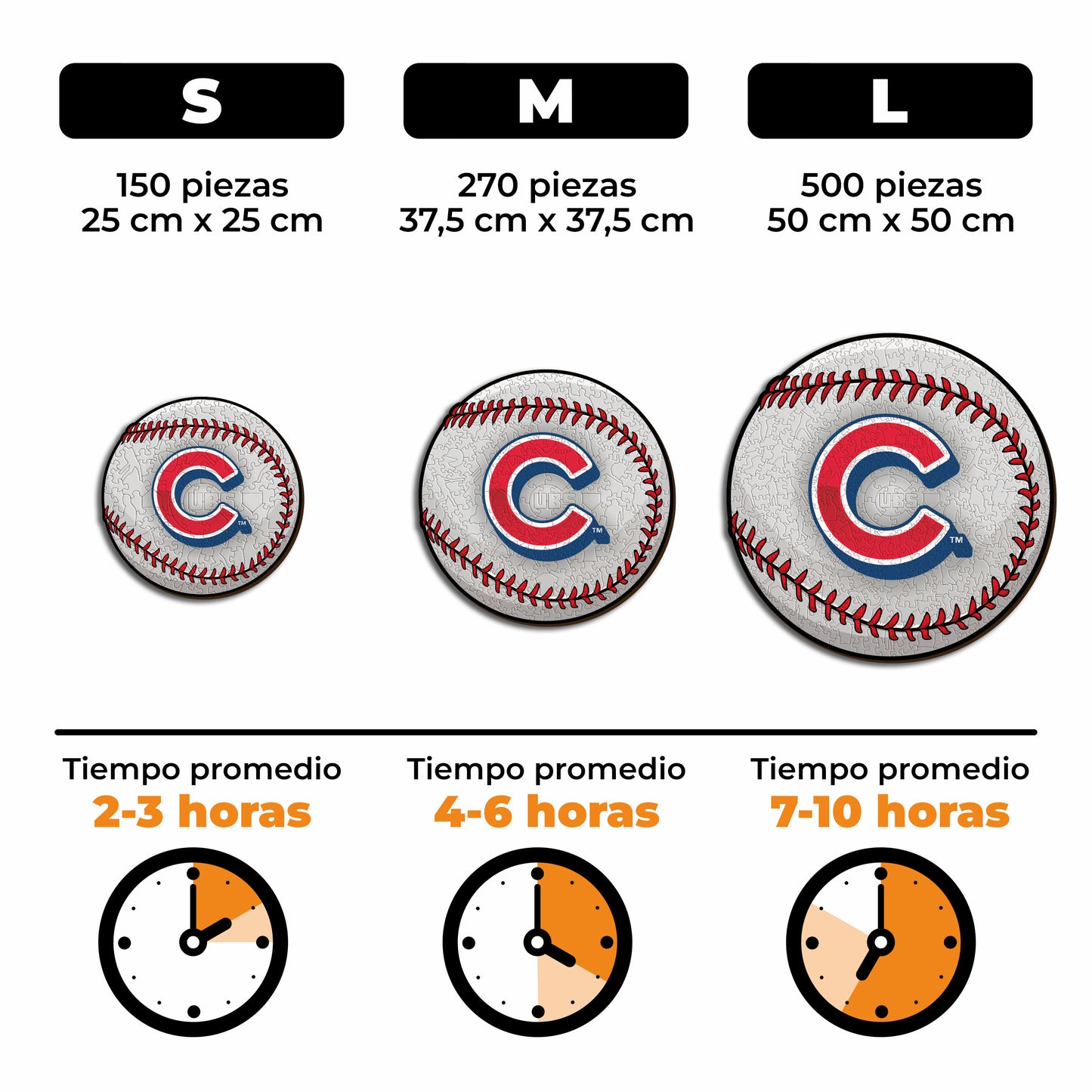 Chicago Cubs™ - Rompecabezas de Madera