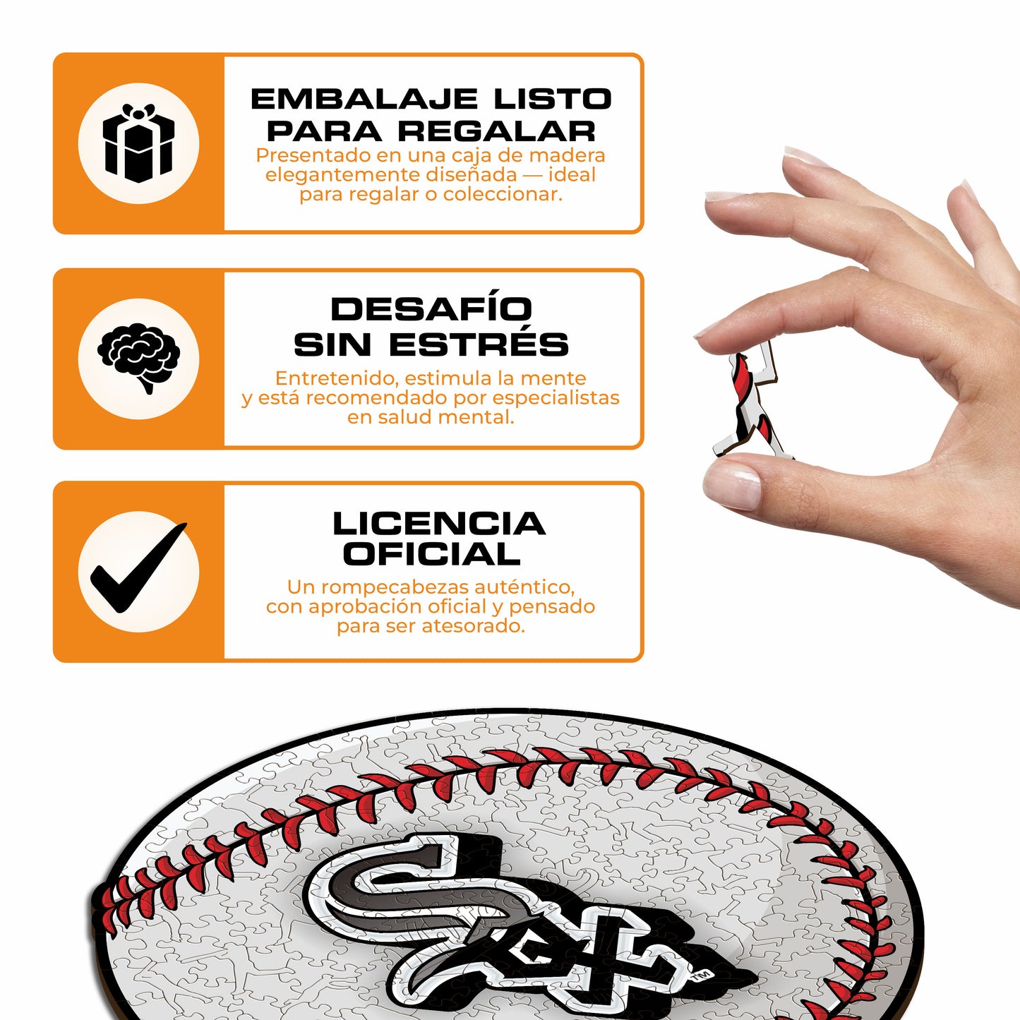 Chicago White Sox® - Rompecabezas de Madera
