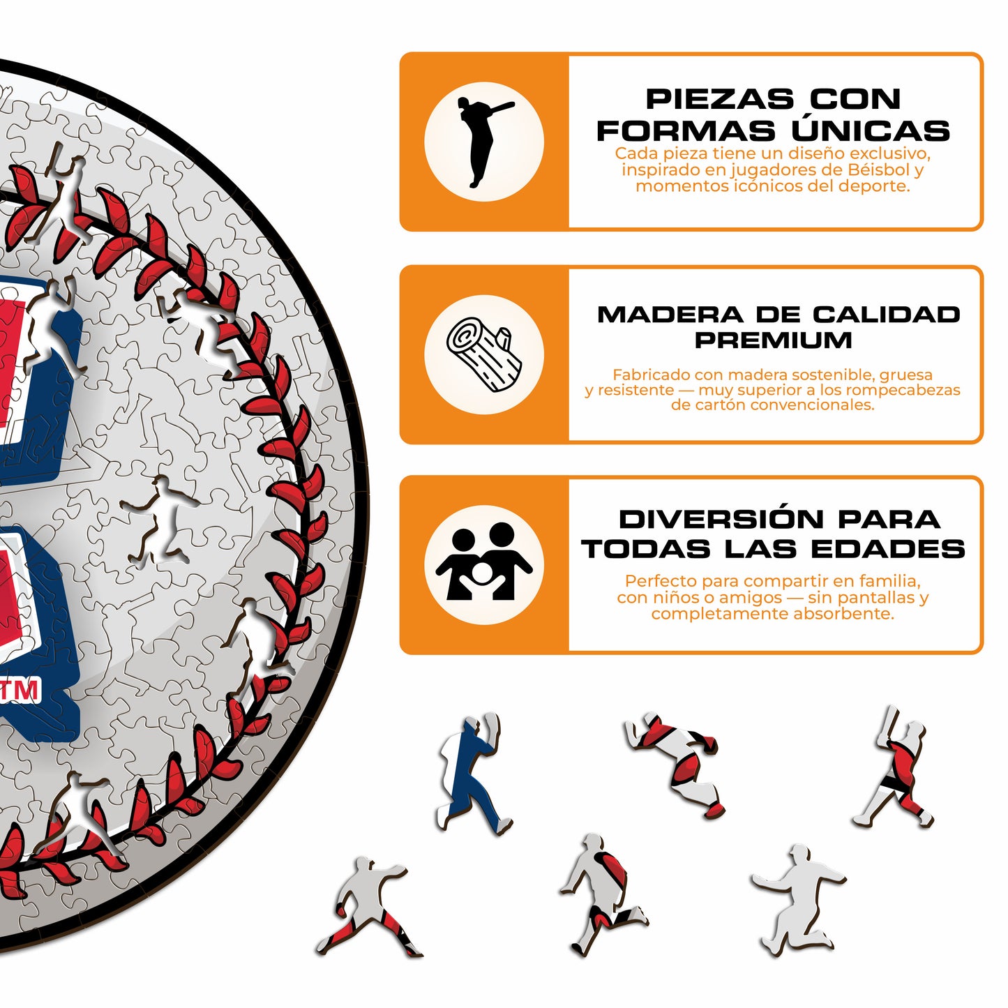 Cleveland Guardians™ - Rompecabezas de Madera