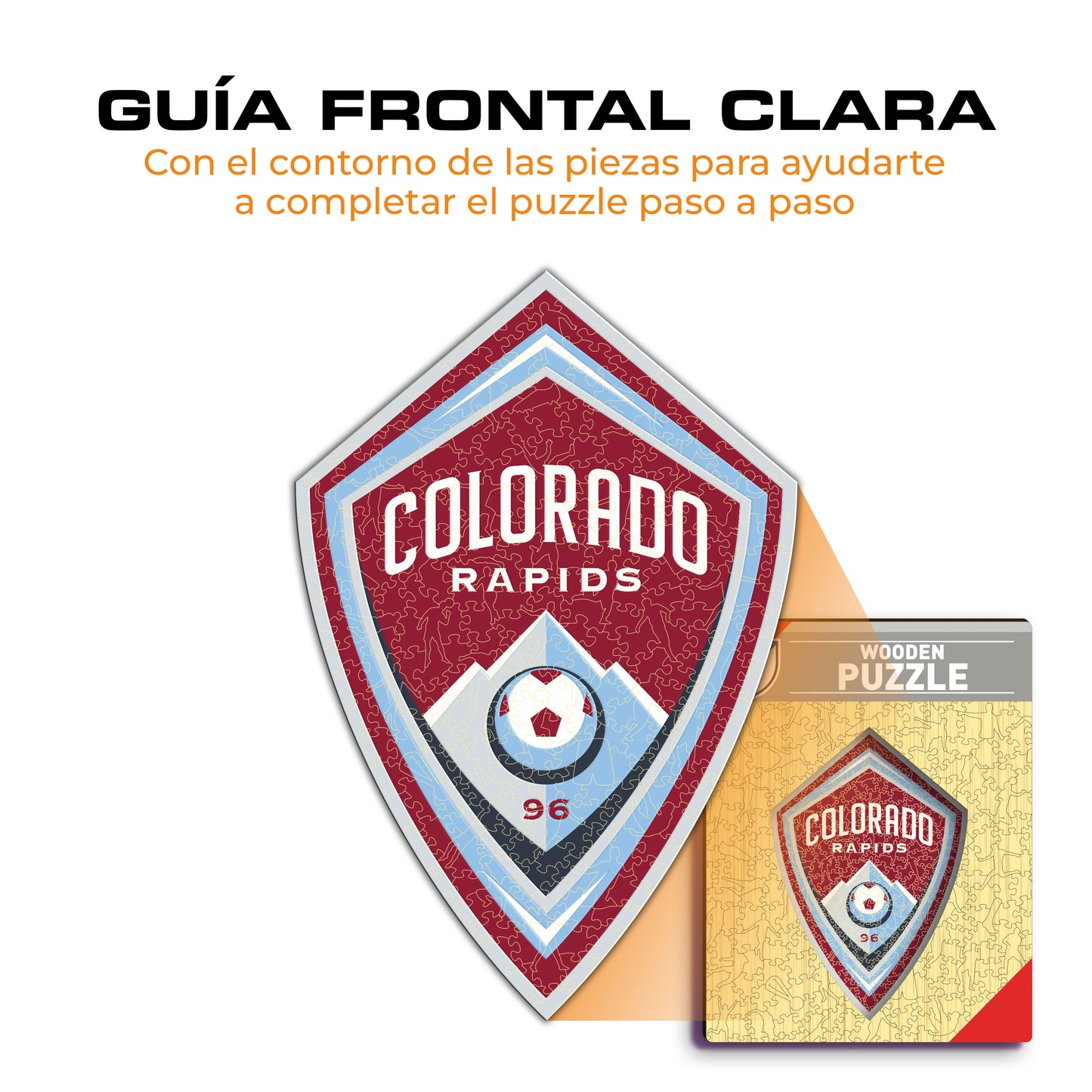 Colorado Rapids® Escudo - Rompecabezas de Madera