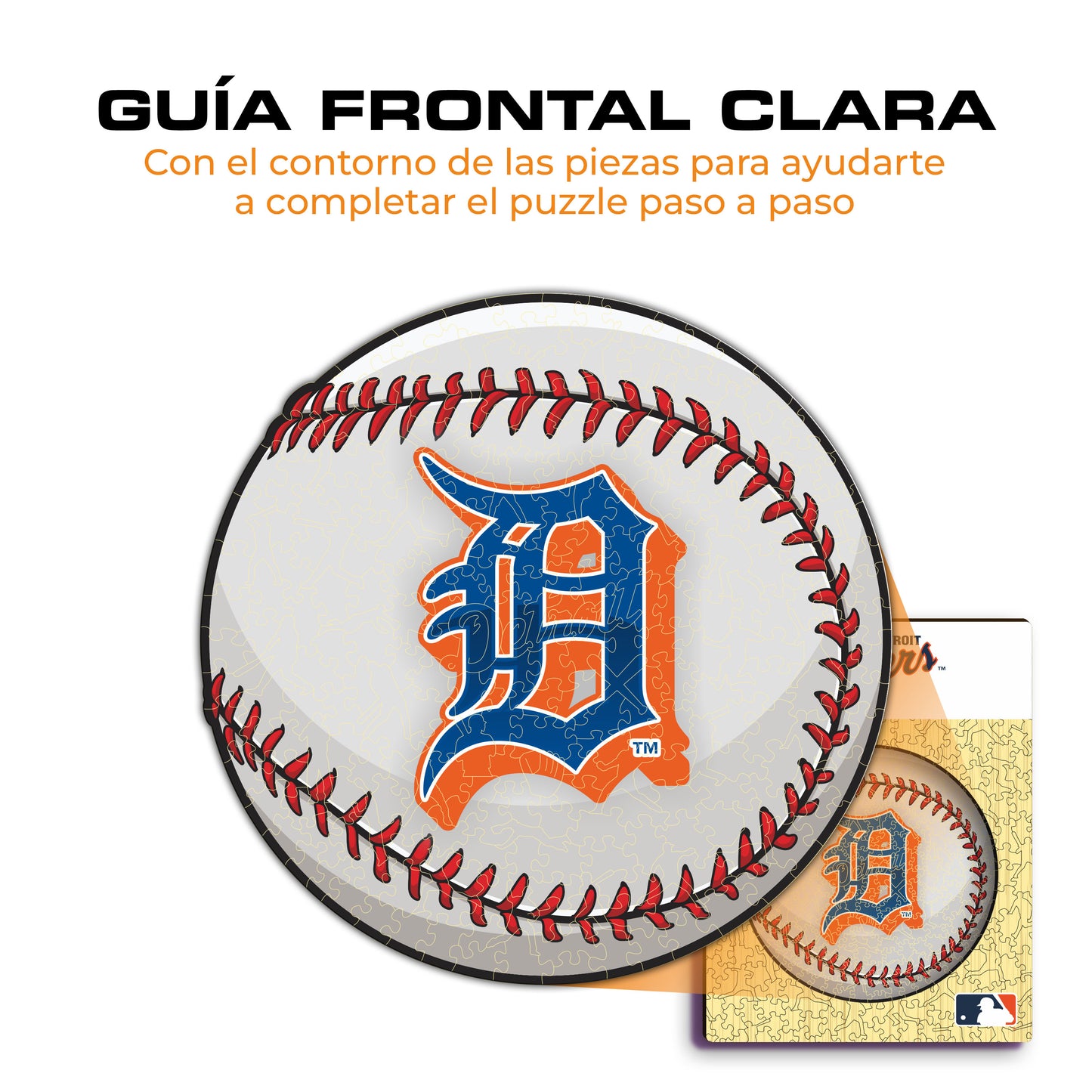 Detroit Tigers™ - Rompecabezas de Madera