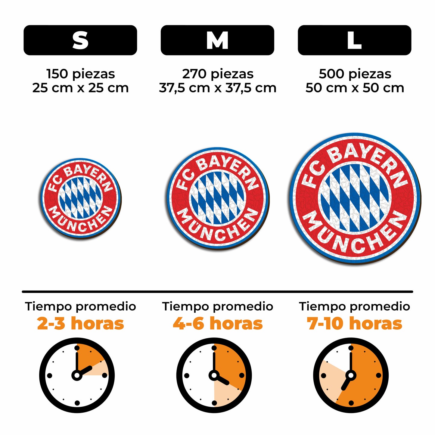 FC Bayern Munich® Escudo - Rompecabezas de Madera