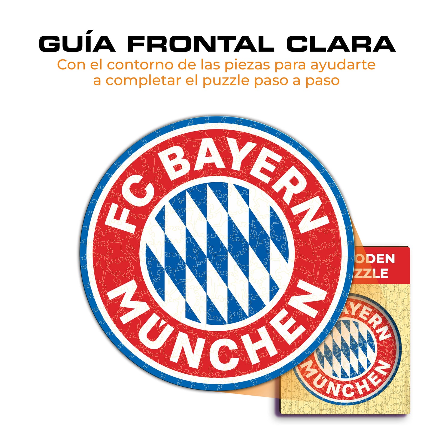 FC Bayern Munich® Escudo - Rompecabezas de Madera