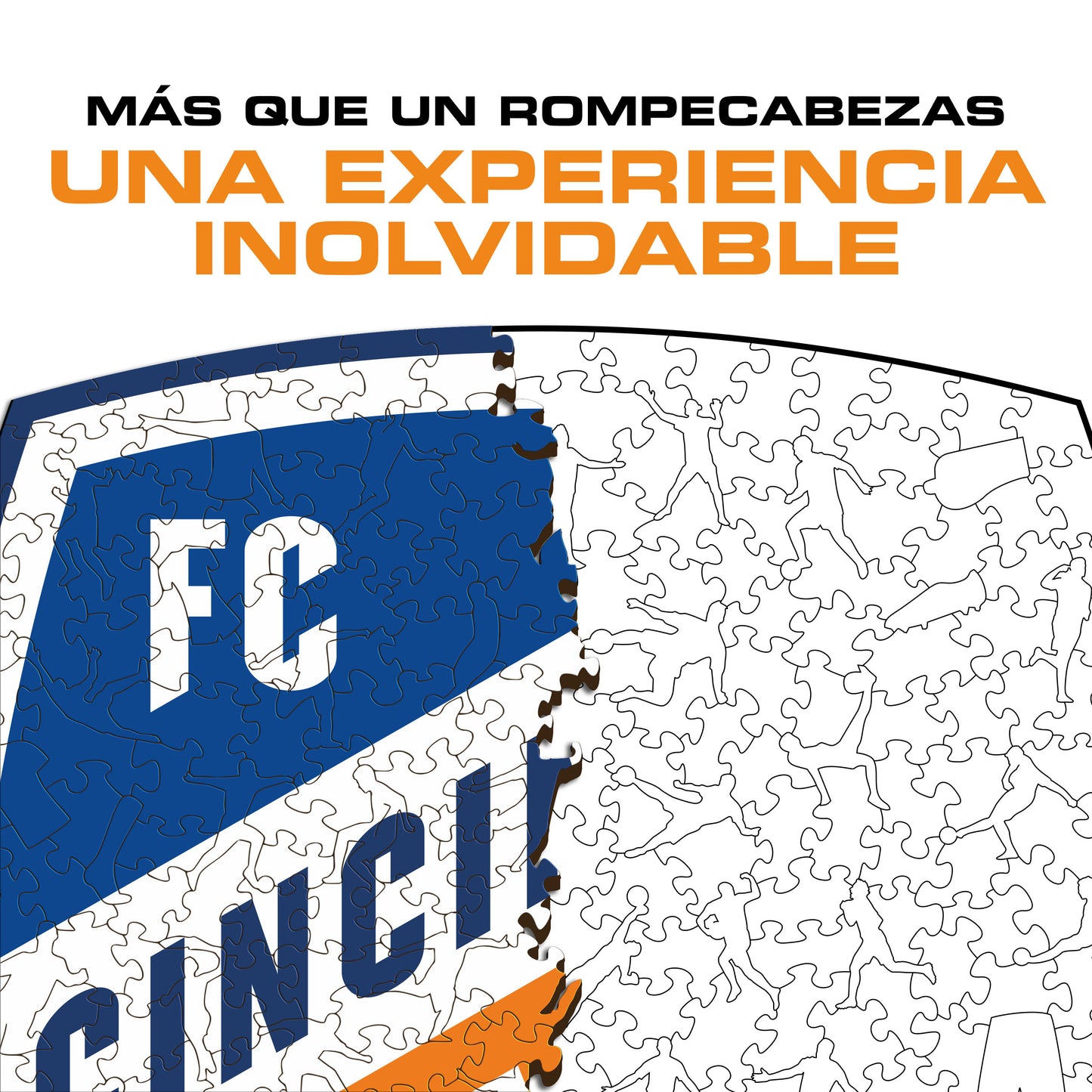 Cincinnati FC® Escudo - Rompecabezas de Madera