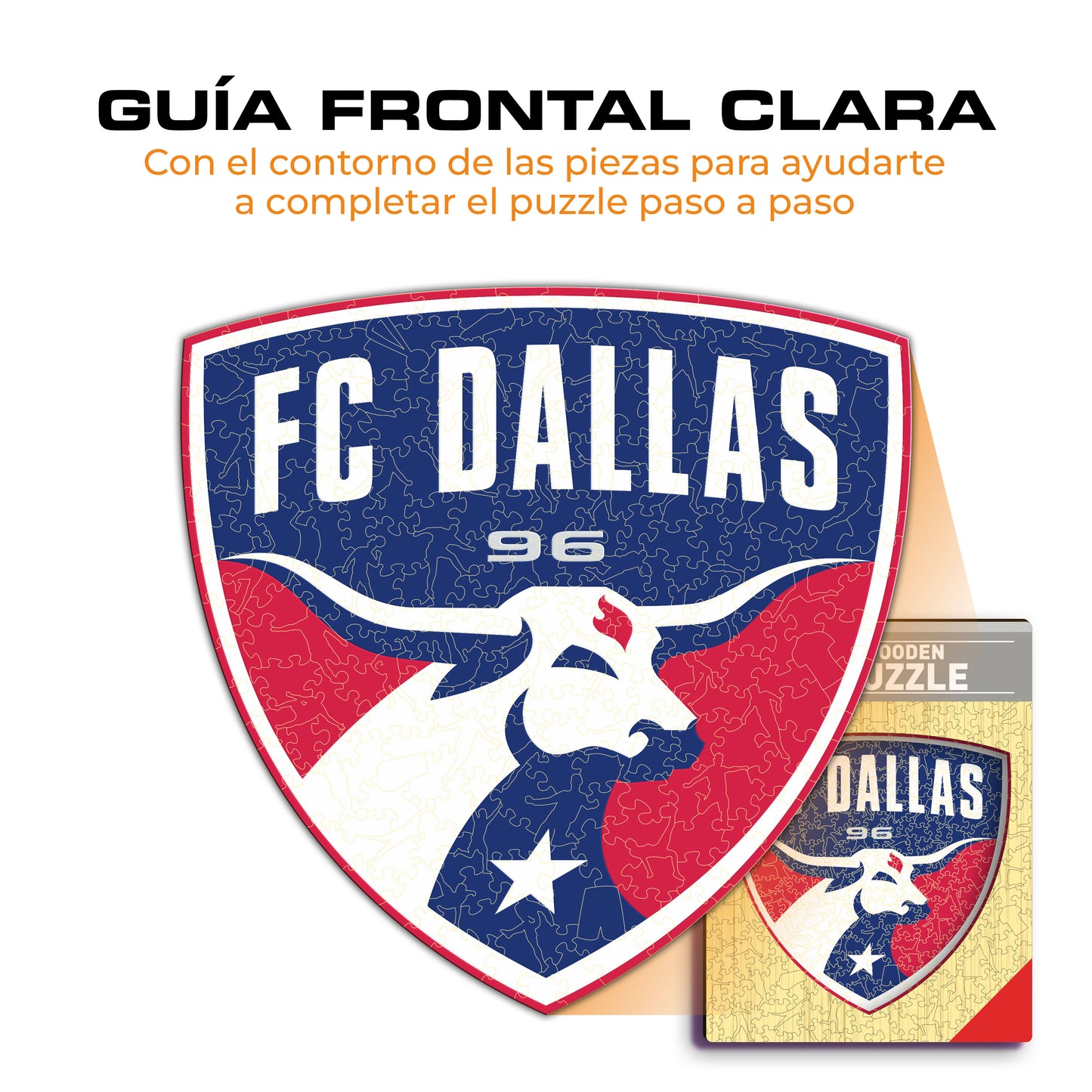 Dallas FC® Escudo - Rompecabezas de Madera