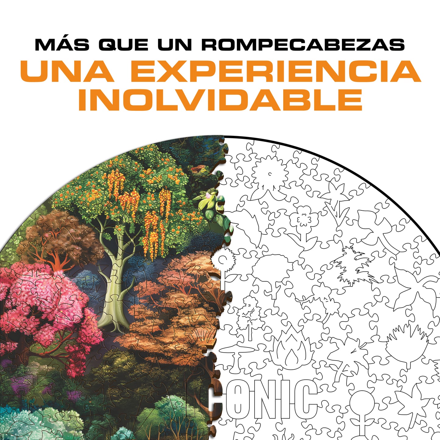 Fuente Mística - Rompecabezas de Madera