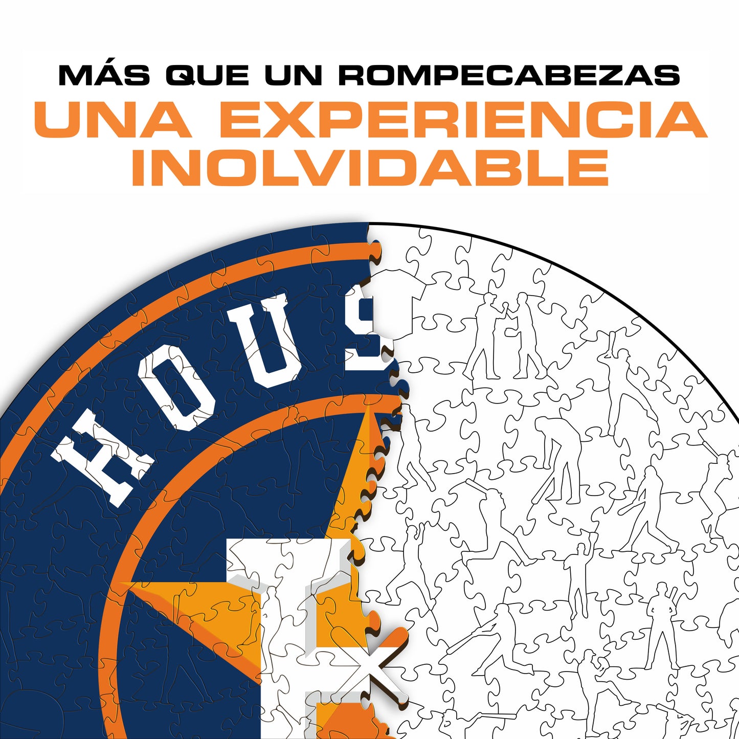 Houston Astros™ - Rompecabezas de Madera