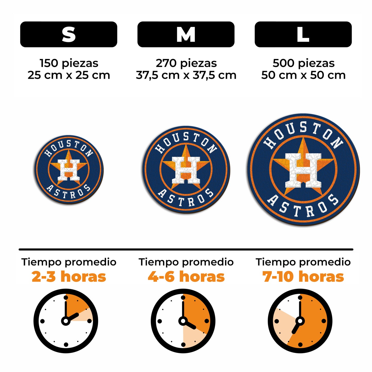 Houston Astros™ - Rompecabezas de Madera