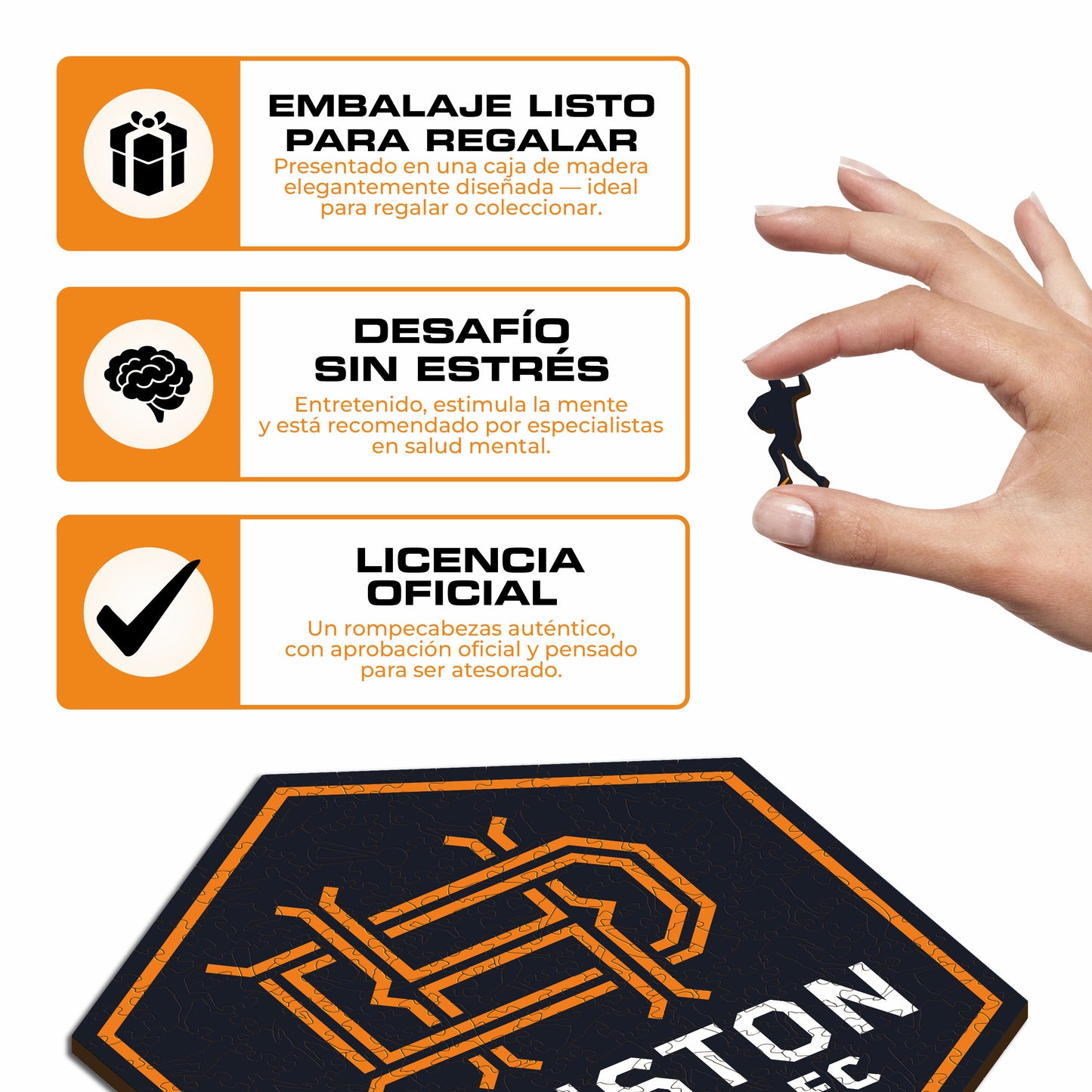Houston Dynamo® Escudo - Rompecabezas de Madera