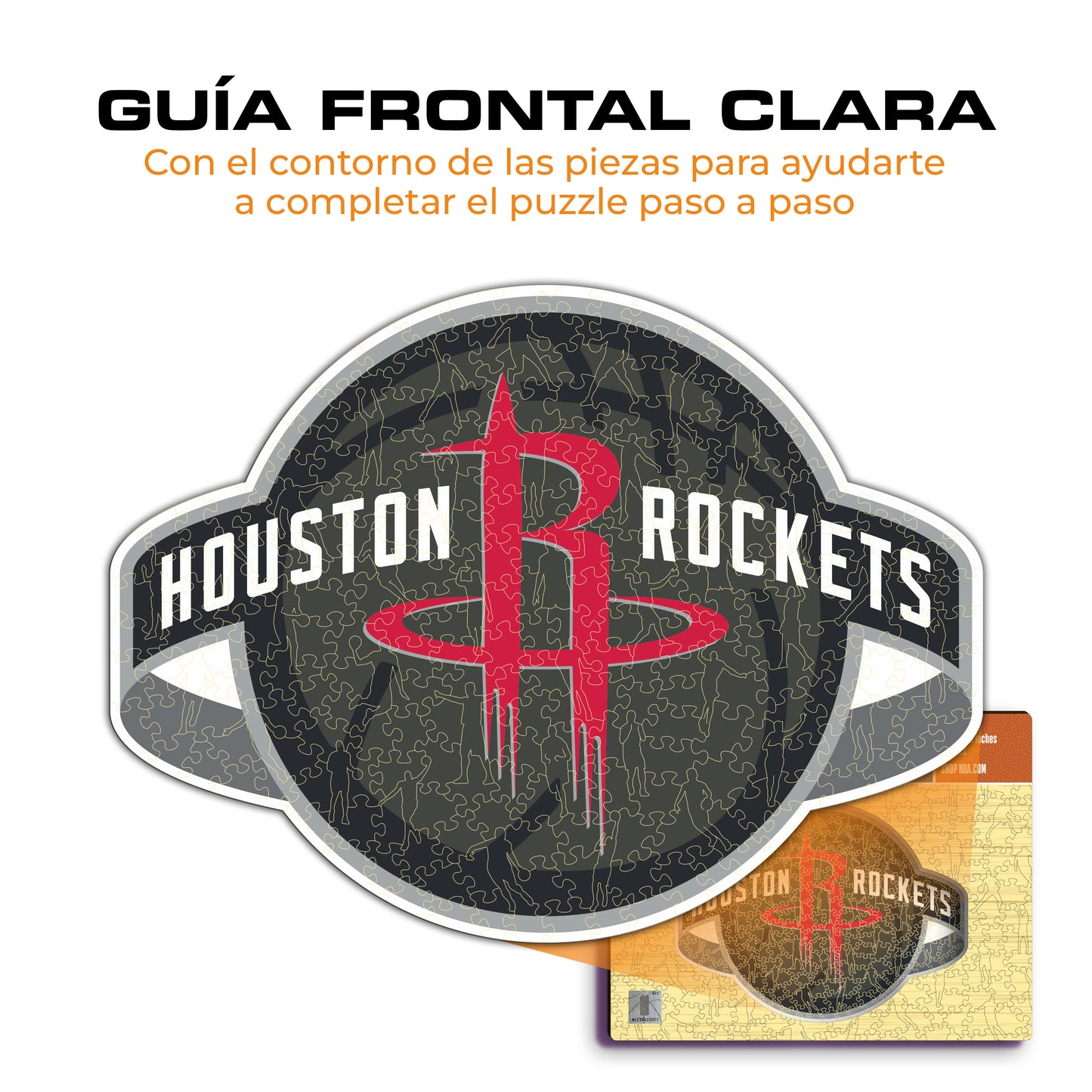 Houston Rockets™ - Rompecabezas de Madera