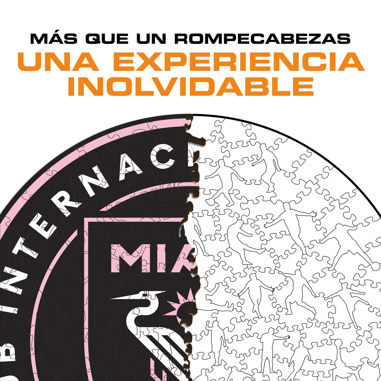 Inter Miami CF® Escudo - Rompecabezas de Madera