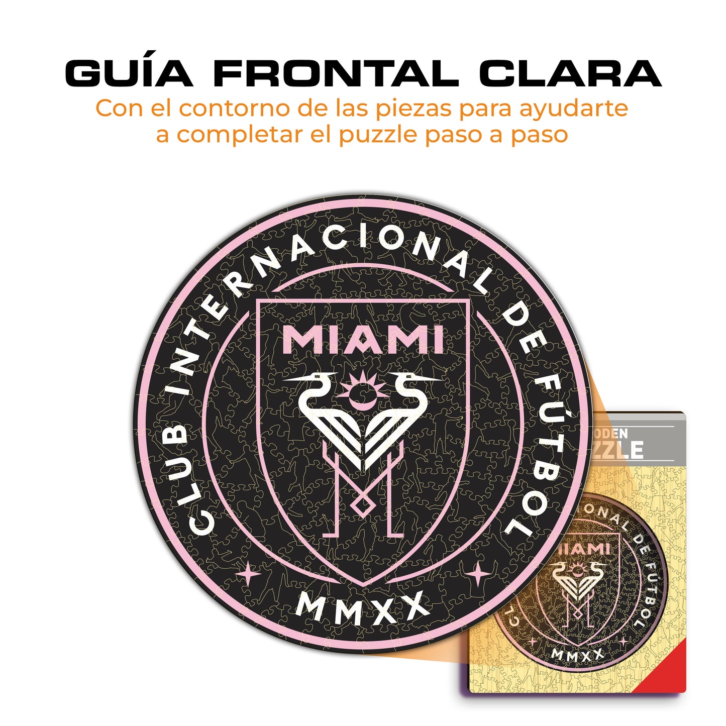 Inter Miami CF® Escudo - Rompecabezas de Madera