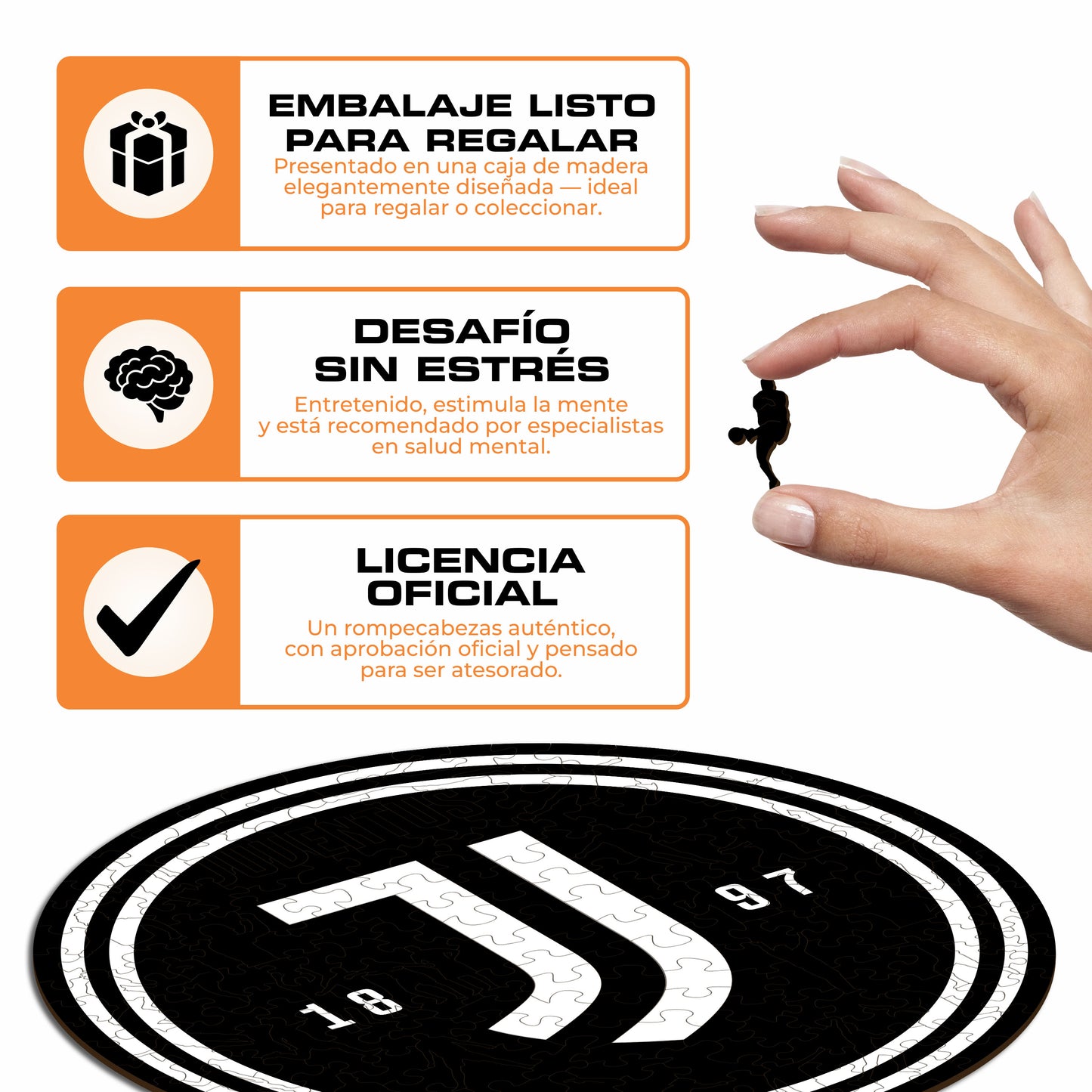 Juventus FC® Escudo - Rompecabezas de Madera