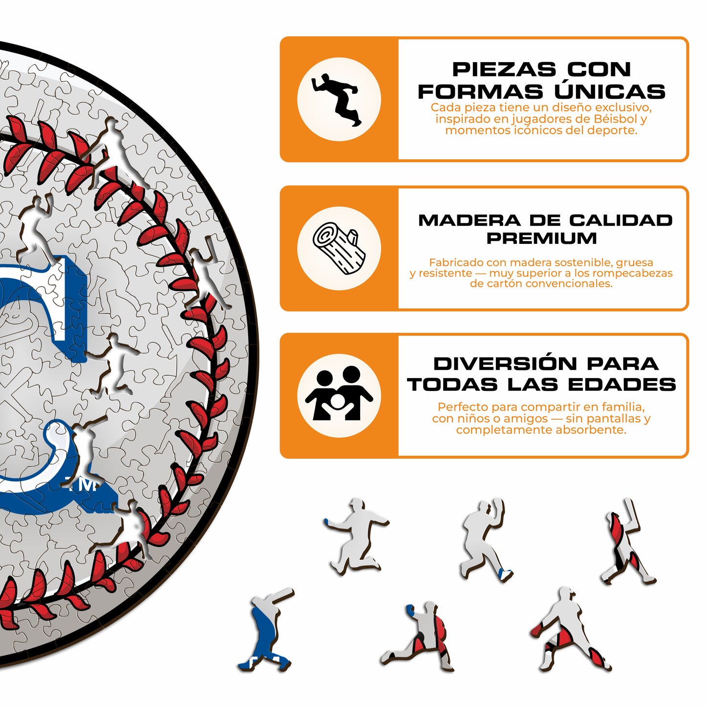 Kansas City Royals™ - Rompecabezas de Madera